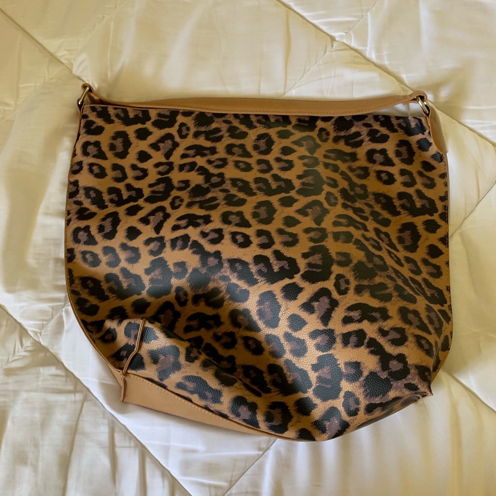 Barney’s New York leopard hobo bag